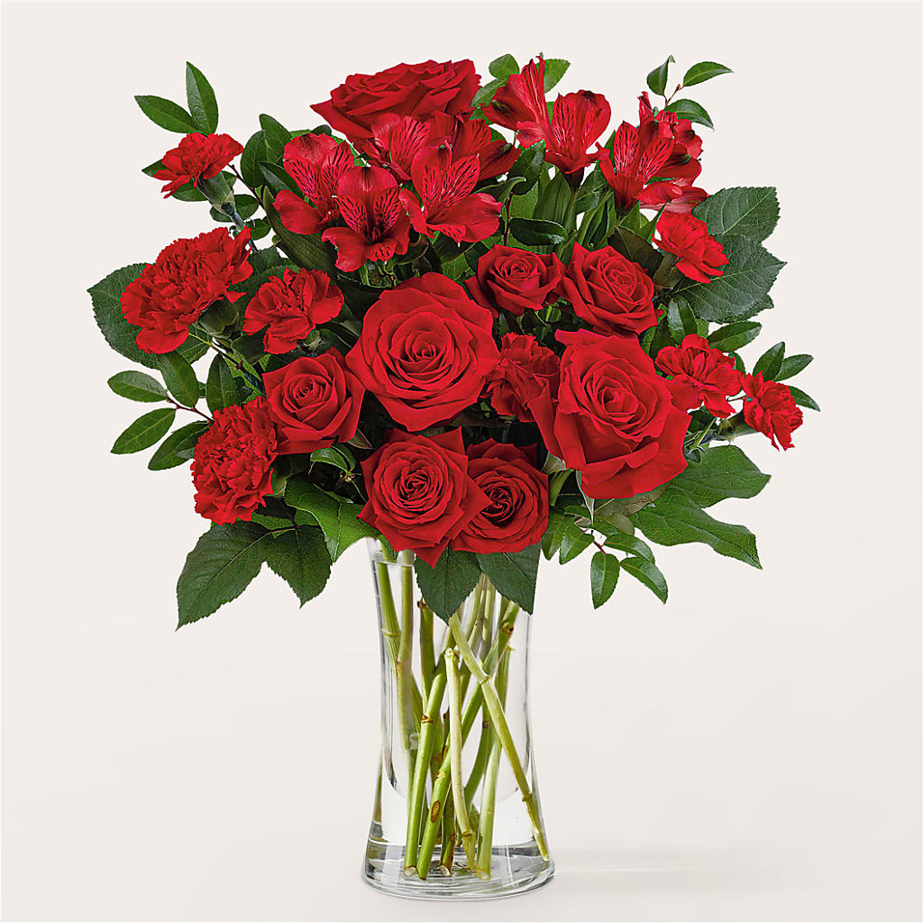 Brilliant Ruby Bouquet –  Flowers The Bouquet Of Roses, Tampa FL