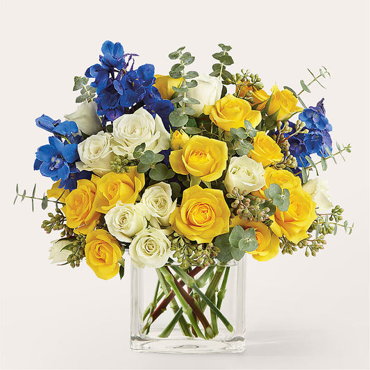 Sparkling Citrine Bouquet –  Flowers The Bouquet Of Roses, Tampa FL
