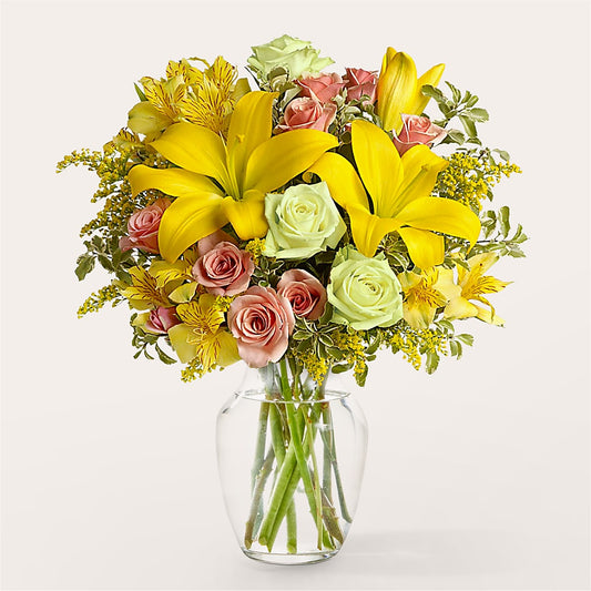 Sunburst Bouquet –  Flowers The Bouquet Of Roses, Tampa FL