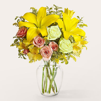 Sunburst Bouquet –  Flowers The Bouquet Of Roses, Tampa FL