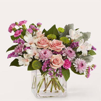 Pink Suede Bouquet –  Flowers The Bouquet Of Roses, Tampa FL