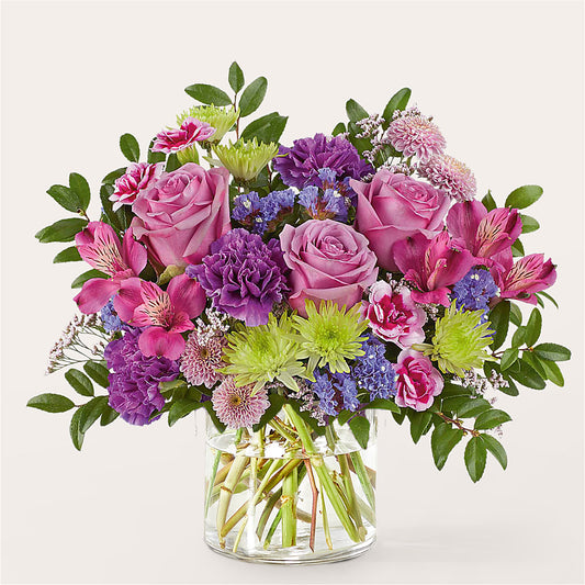 Glass Half Full Bouquet –  Flowers The Bouquet Of Roses, Tampa FL