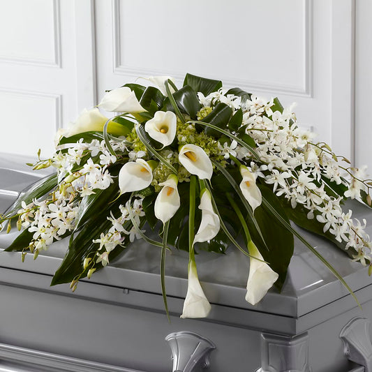 Angel Wings Casket Spray –  Flowers The Bouquet Of Roses, Tampa FL