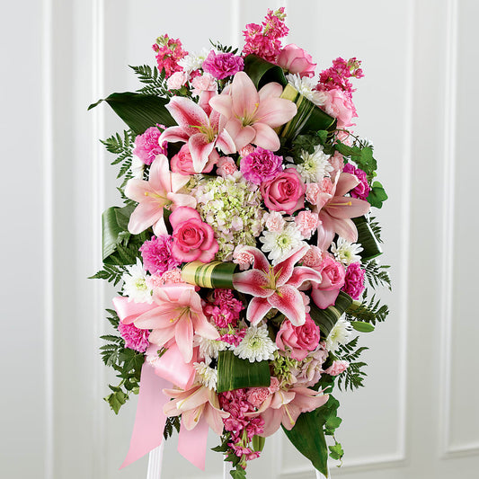 Comforting Standing Spray –  Flowers The Bouquet Of Roses, Tampa FL