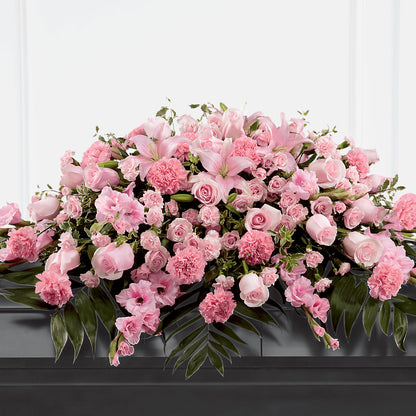 Garden of Comfort Casket Spray (Standard) –  Flowers The Bouquet Of Roses, Tampa FL