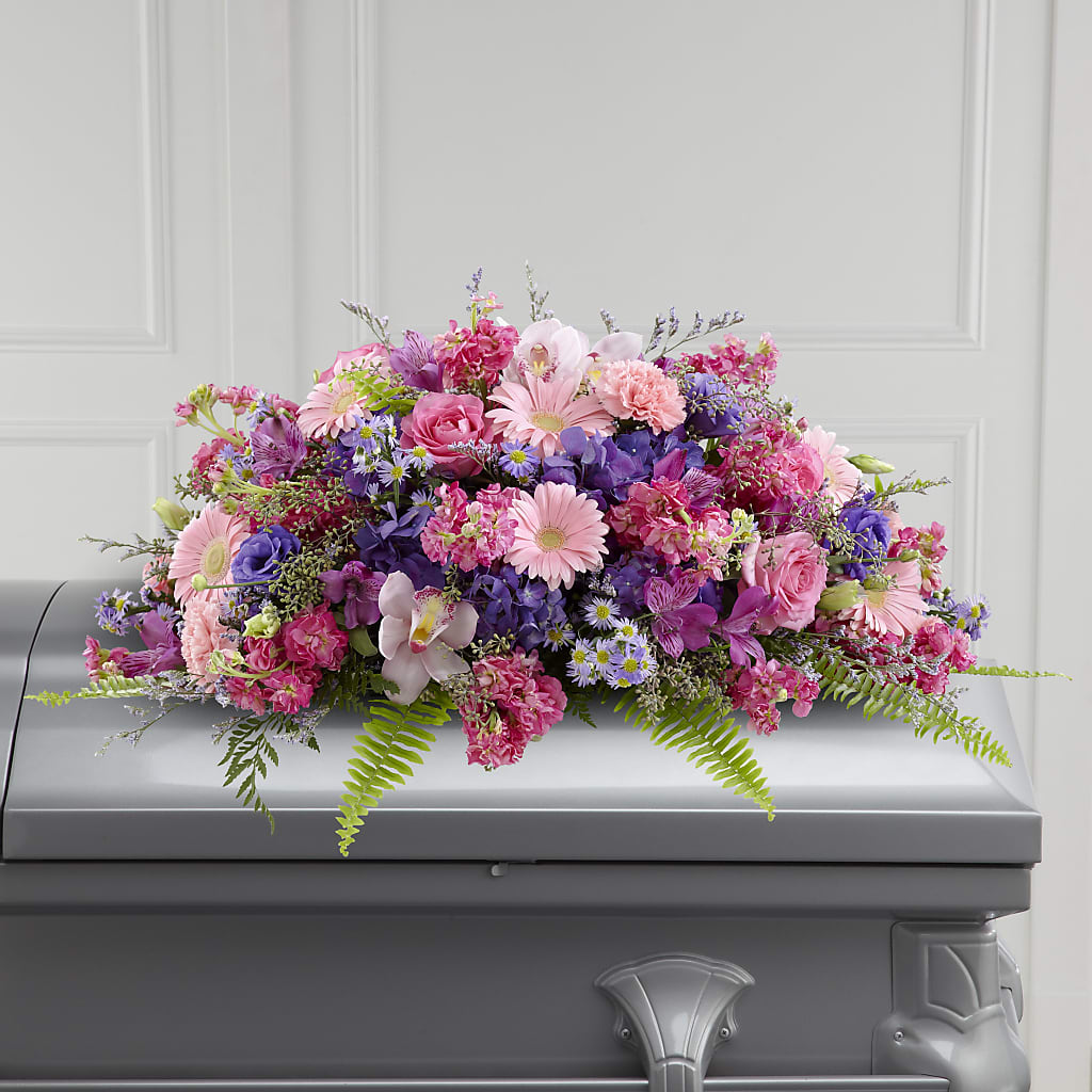 Glorious Garden Casket Spray –  Flowers The Bouquet Of Roses, Tampa FL