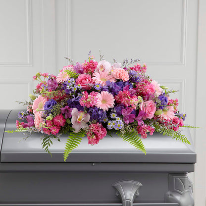 Glorious Garden Casket Spray –  Flowers The Bouquet Of Roses, Tampa FL