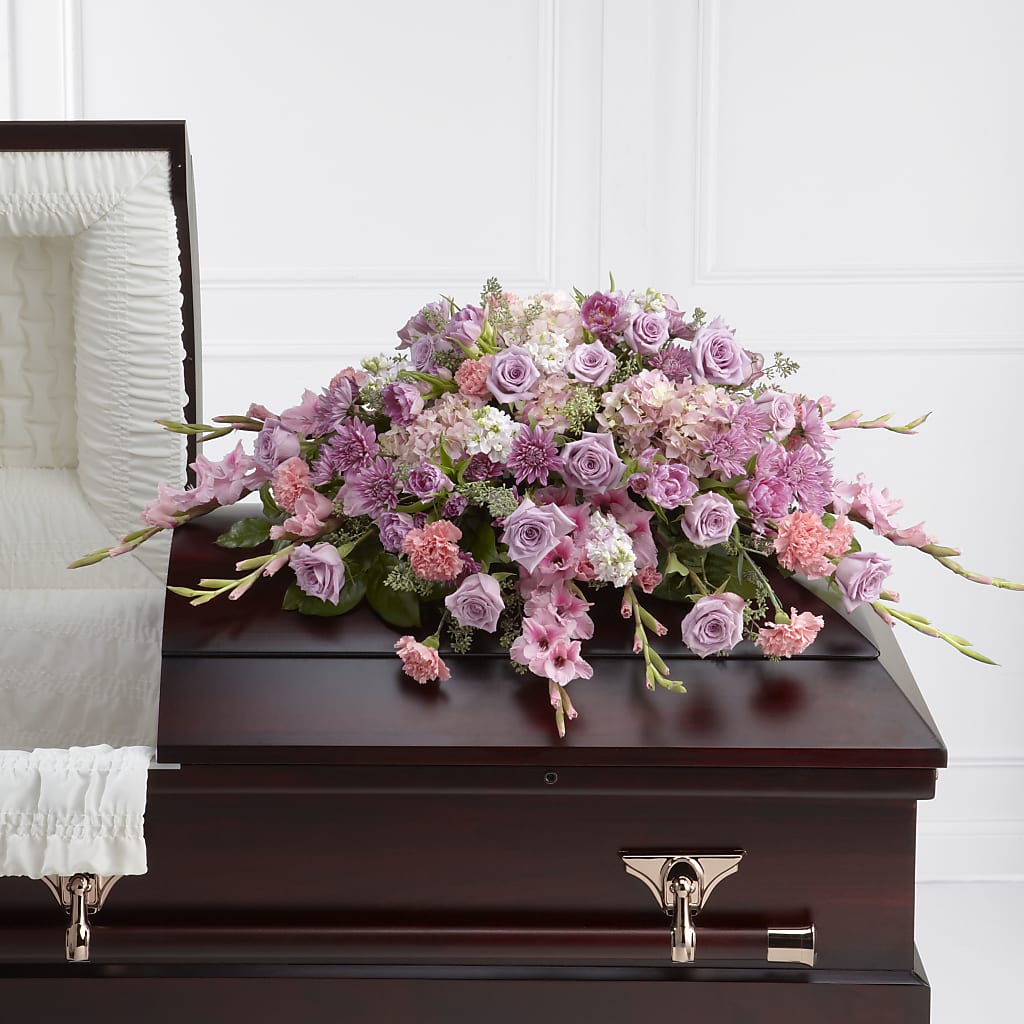 Immorata Casket Spray –  Flowers The Bouquet Of Roses, Tampa FL