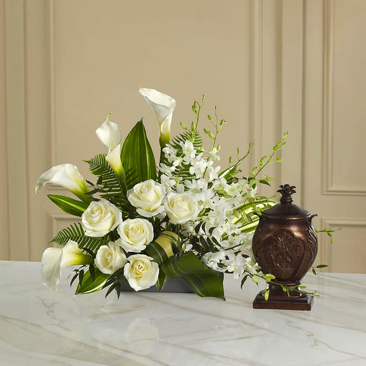 At Peace Arrangement –  Flowers The Bouquet Of Roses, Tampa FL