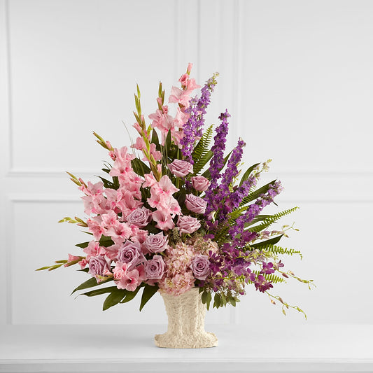 Flowing Garden Arrangement –  Flowers The Bouquet Of Roses, Tampa FL