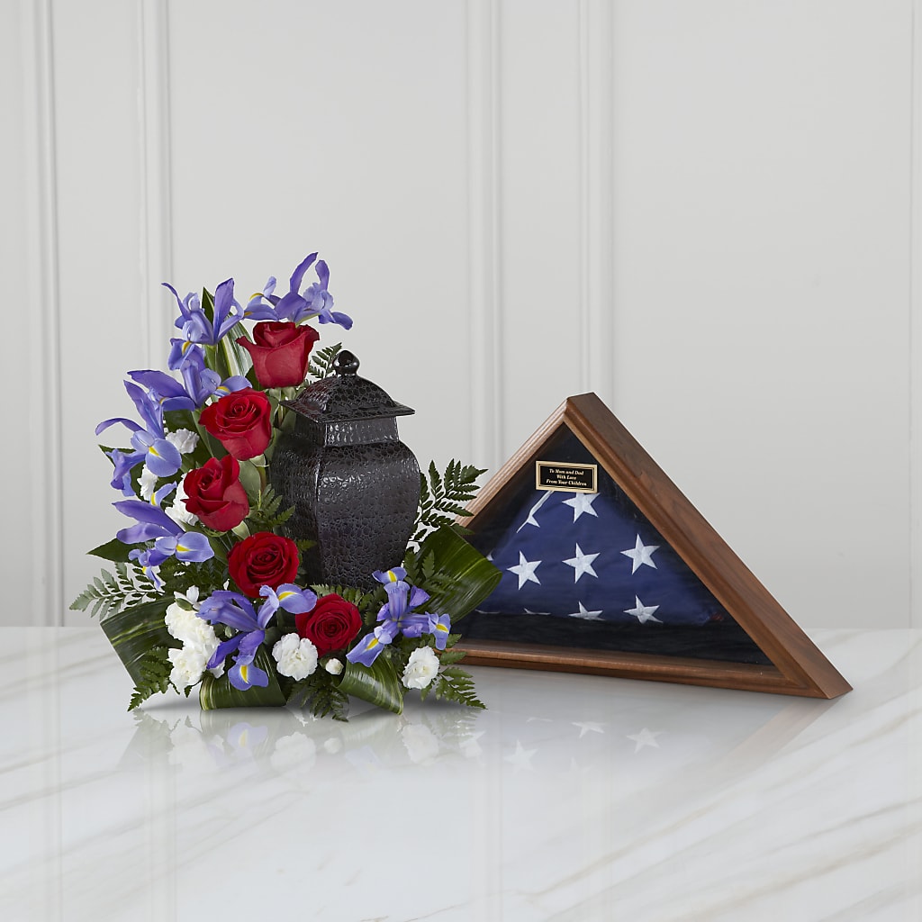 Patriotic Tribute Arrangement –  Flowers The Bouquet Of Roses, Tampa FL