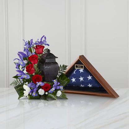 Patriotic Tribute Arrangement –  Flowers The Bouquet Of Roses, Tampa FL