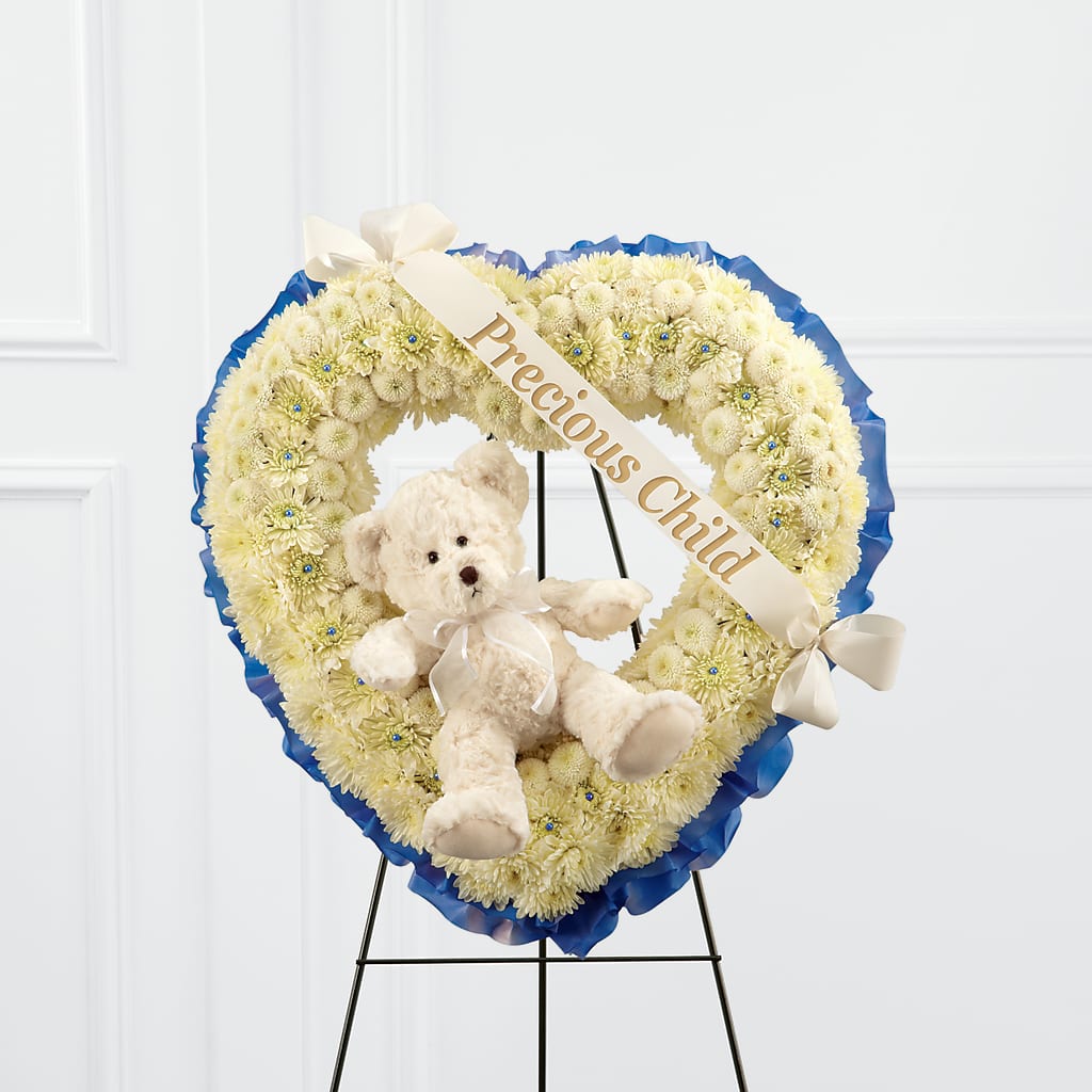 Precious Child Standing Heart –  Flowers The Bouquet Of Roses, Tampa FL