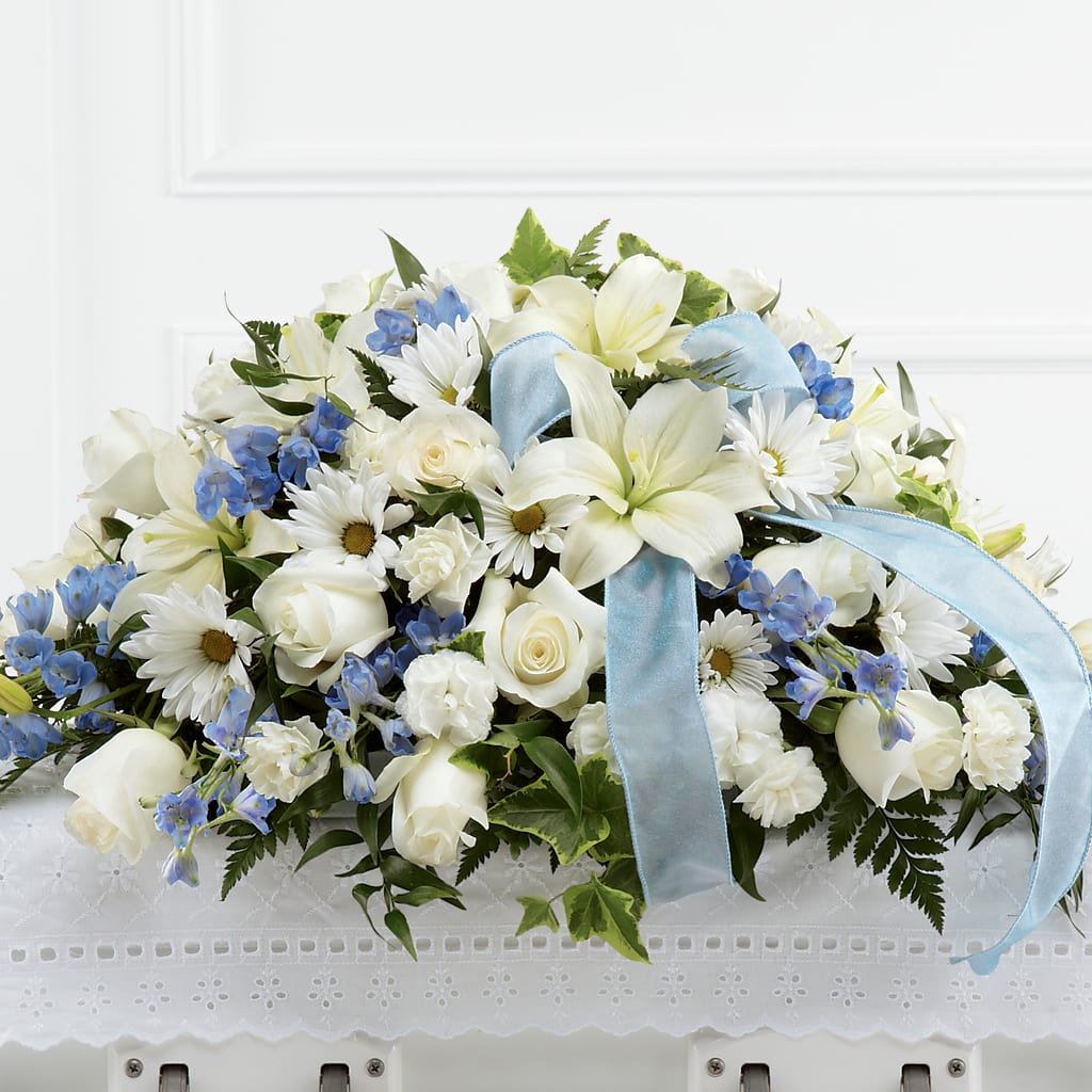 Tender Treasure Casket Spray –  Flowers The Bouquet Of Roses, Tampa FL
