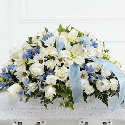 Tender Treasure Casket Spray –  Flowers The Bouquet Of Roses, Tampa FL