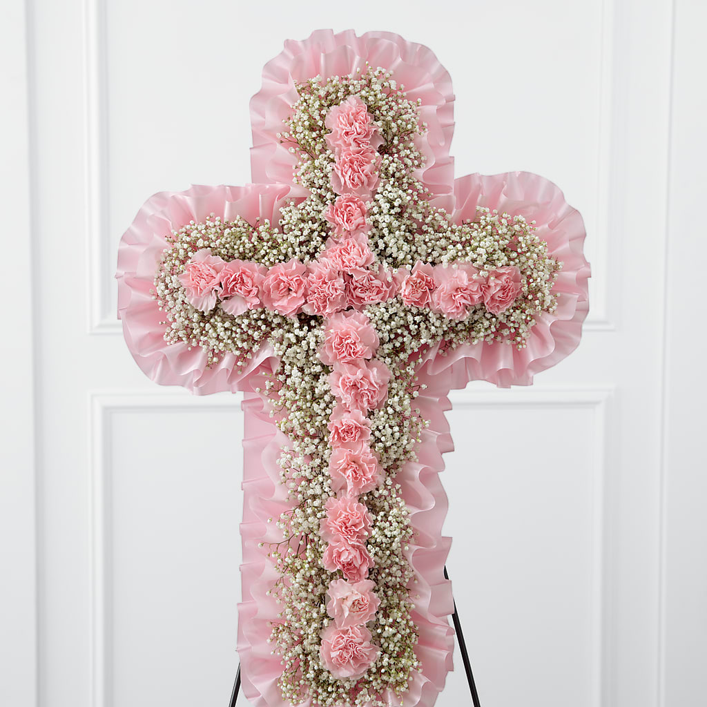 Angel's Cross Easel –  Flowers The Bouquet Of Roses, Tampa FL