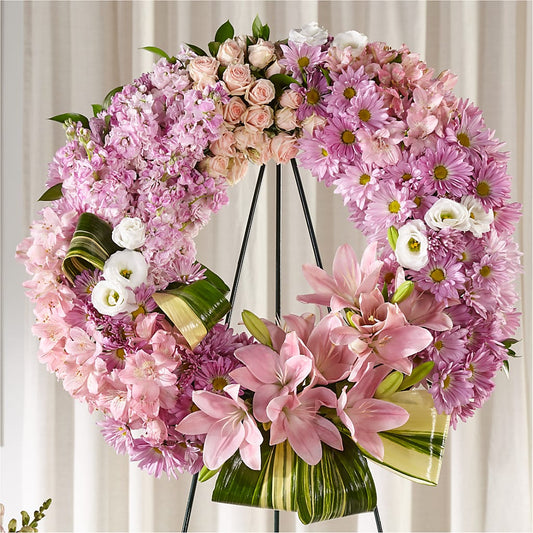 Gift of Warmth Wreath –  Flowers The Bouquet Of Roses, Tampa FL