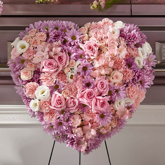 Heaven's Light Heart –  Flowers The Bouquet Of Roses, Tampa FL