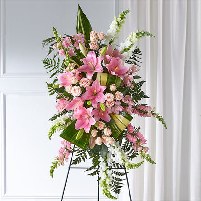 Elegant Embrace Standing Spray –  Flowers The Bouquet Of Roses, Tampa FL