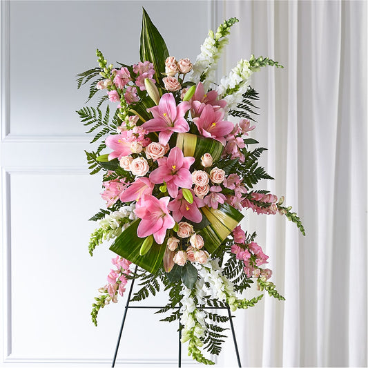 Elegant Embrace Standing Spray –  Flowers The Bouquet Of Roses, Tampa FL