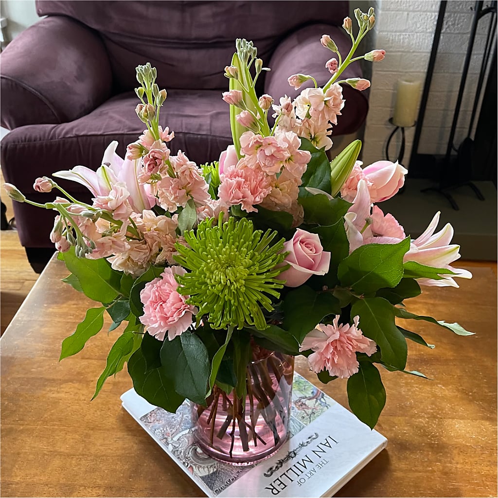 Pretty in Pink Bouquet –  Flowers The Bouquet Of Roses, Tampa FL