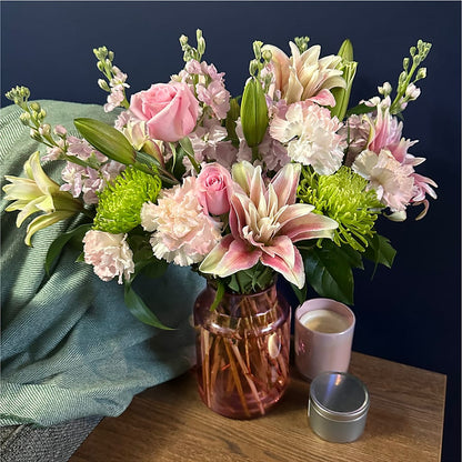 Pretty in Pink Bouquet –  Flowers The Bouquet Of Roses, Tampa FL
