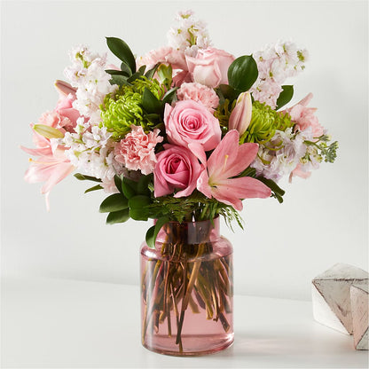 Pretty in Pink Bouquet –  Flowers The Bouquet Of Roses, Tampa FL