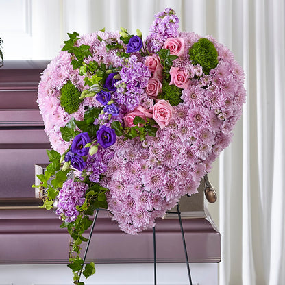 Treasured Love Standing Heart –  Flowers The Bouquet Of Roses, Tampa FL