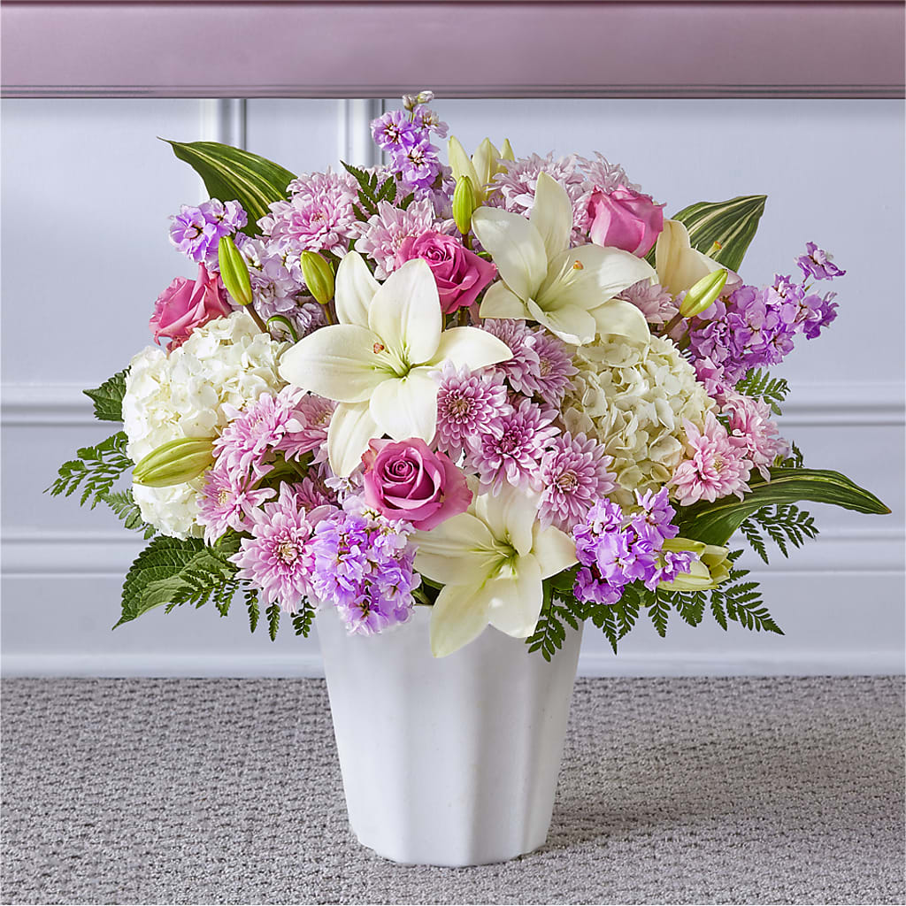 Heaven Sent Floor Basket –  Flowers The Bouquet Of Roses, Tampa FL