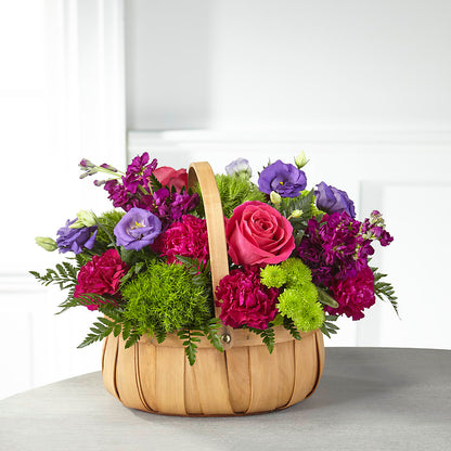 Serene Sanctuary Basket –  Flowers The Bouquet Of Roses, Tampa FL