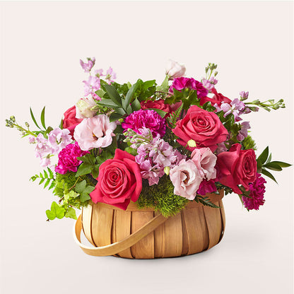 Radiance in Bloom Basket –  Flowers The Bouquet Of Roses, Tampa FL