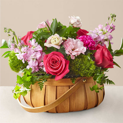 Radiance in Bloom Basket –  Flowers The Bouquet Of Roses, Tampa FL