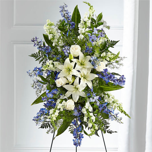Faithful Friend Standing Spray –  Flowers The Bouquet Of Roses, Tampa FL