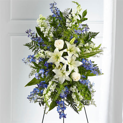 Faithful Friend Standing Spray –  Flowers The Bouquet Of Roses, Tampa FL