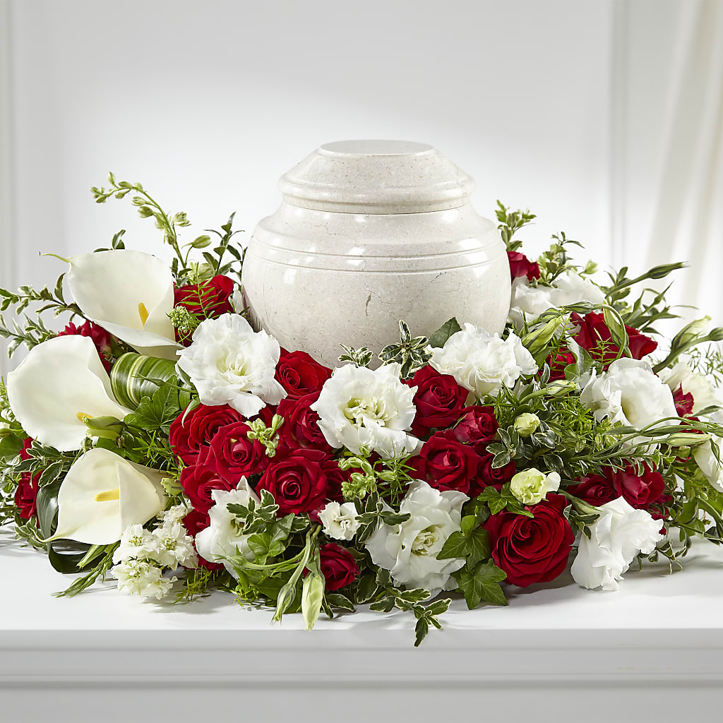 In My Memories Cremation Adornment –  Flowers The Bouquet Of Roses, Tampa FL