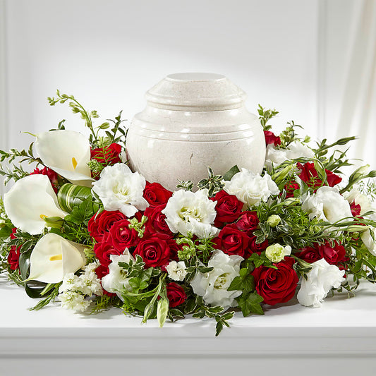 In My Memories Cremation Adornment –  Flowers The Bouquet Of Roses, Tampa FL