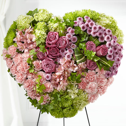 Heartwarming Standing Heart –  Flowers The Bouquet Of Roses, Tampa FL