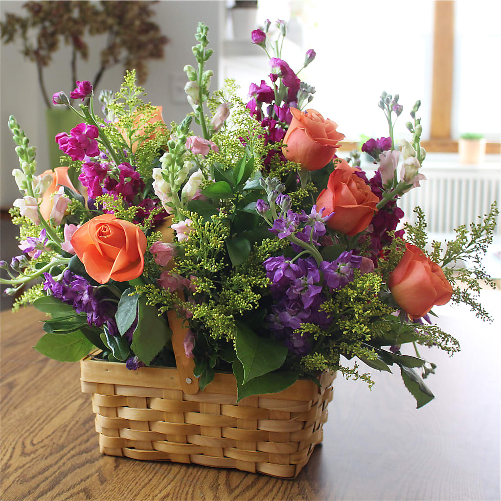 Garden of Life Basket –  Flowers The Bouquet Of Roses, Tampa FL