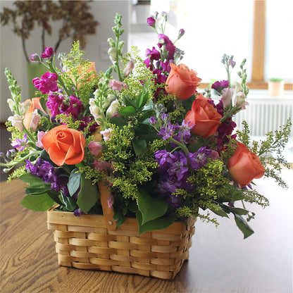 Garden of Life Basket –  Flowers The Bouquet Of Roses, Tampa FL