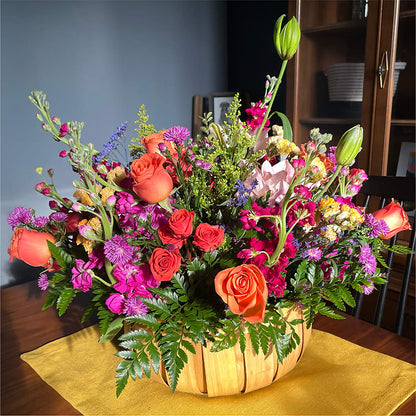 Garden of Life Basket –  Flowers The Bouquet Of Roses, Tampa FL