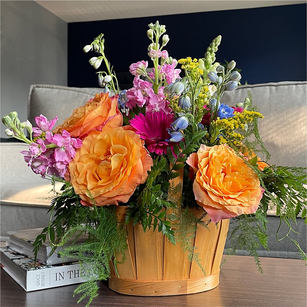 Garden of Life Basket –  Flowers The Bouquet Of Roses, Tampa FL