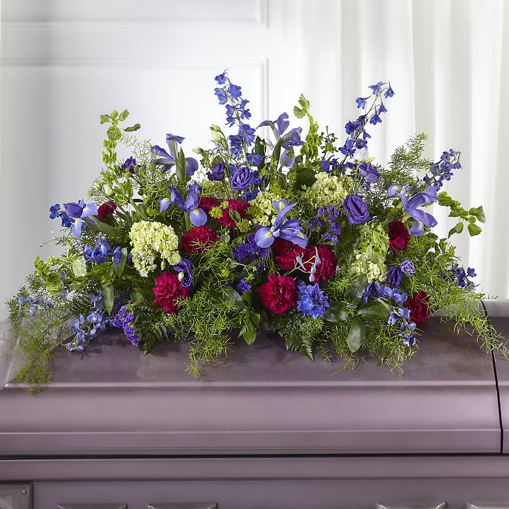 Always Treasured Casket Spray –  Flowers The Bouquet Of Roses, Tampa FL