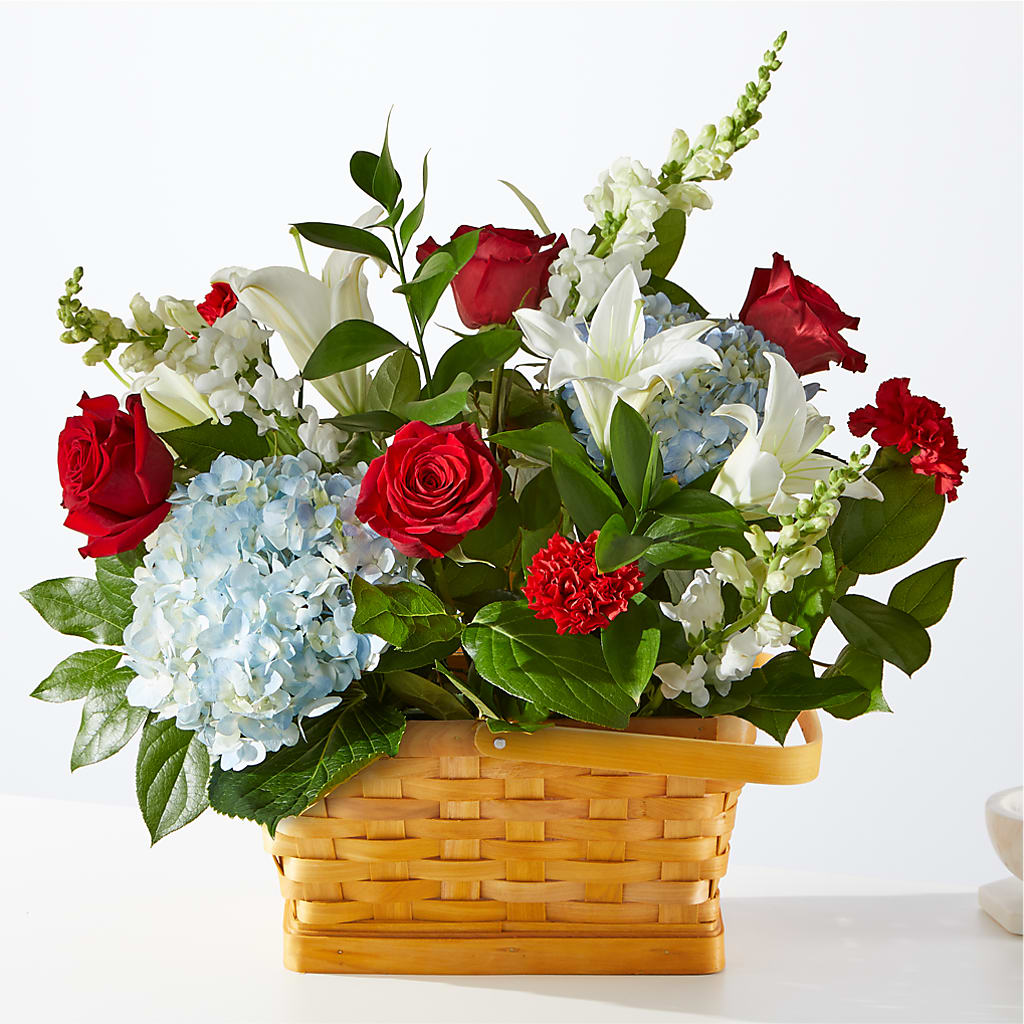 Greater Glory Basket –  Flowers The Bouquet Of Roses, Tampa FL