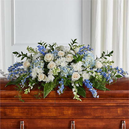 Timeless Essence Casket Spray –  Flowers The Bouquet Of Roses, Tampa FL
