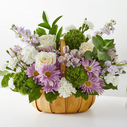 Peace & Love Basket –  Flowers The Bouquet Of Roses, Tampa FL