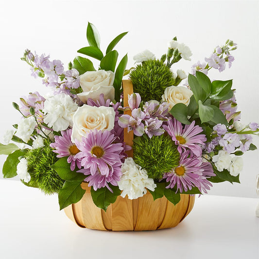 Peace & Love Basket –  Flowers The Bouquet Of Roses, Tampa FL