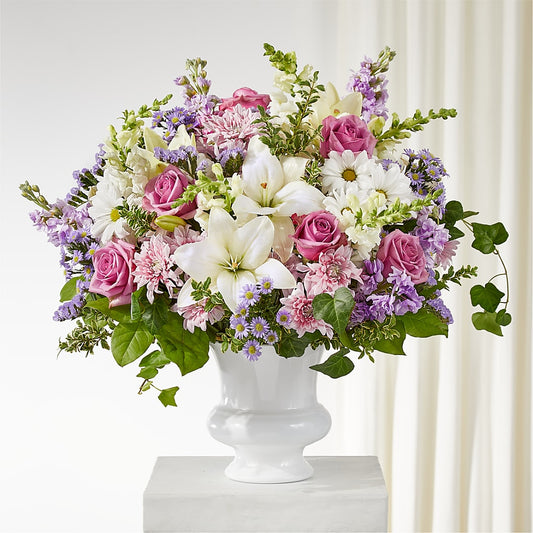 Remarkable Life Urn Arrangement –  Flowers The Bouquet Of Roses, Tampa FL