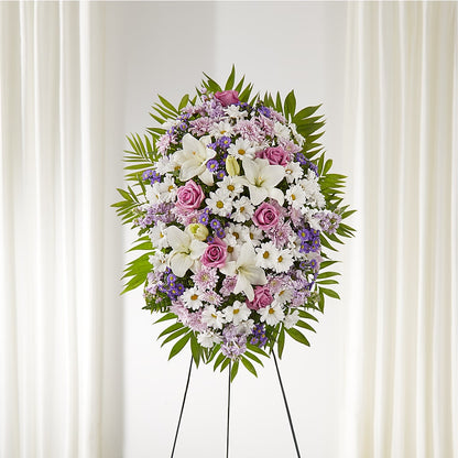 Surrounded by Love Standing Spray –  Flowers The Bouquet Of Roses, Tampa FL
