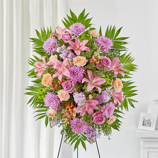 Love & Light Standing Spray –  Flowers The Bouquet Of Roses, Tampa FL