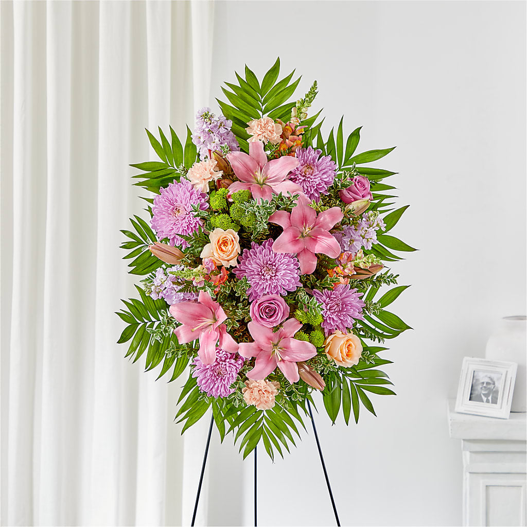 Love & Light Standing Spray –  Flowers The Bouquet Of Roses, Tampa FL